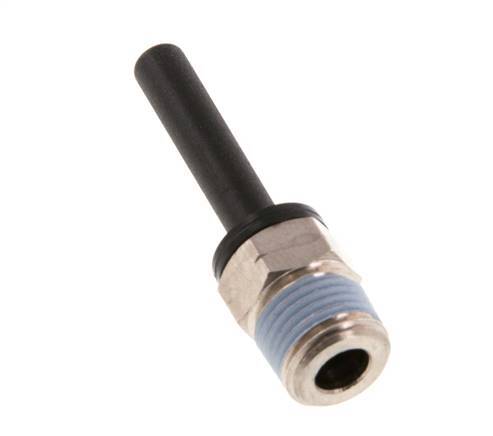 3/16'' x 1/8'' NPT Plug-in Fitting with Male Threads Brass/PBT NBR [2 Pieces]