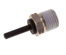 5/32'' x 1/4'' NPT Plug-in Fitting with Male Threads Brass/PBT NBR [2 Pieces]