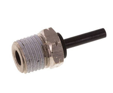 5/32'' x 1/4'' NPT Plug-in Fitting with Male Threads Brass/PBT NBR [2 Pieces]