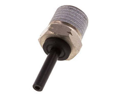 5/32'' x 1/4'' NPT Plug-in Fitting with Male Threads Brass/PBT NBR [2 Pieces]