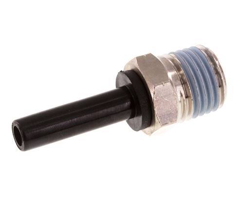 1/4'' x 1/4'' NPT Plug-in Fitting with Male Threads Brass/PBT NBR [2 Pieces]