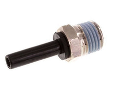 1/4'' x 1/4'' NPT Plug-in Fitting with Male Threads Brass/PBT NBR [2 Pieces]