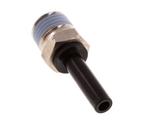 1/4'' x 1/4'' NPT Plug-in Fitting with Male Threads Brass/PBT NBR [2 Pieces]