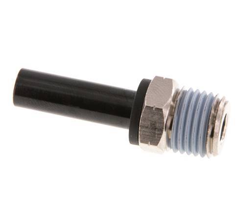 5/16'' x 1/4'' NPT Plug-in Fitting with Male Threads Brass/PBT NBR [2 Pieces]