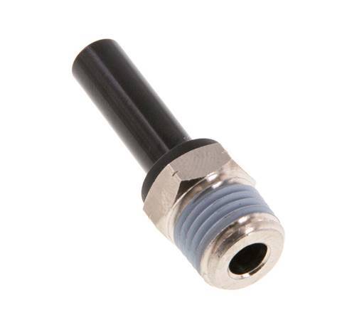 5/16'' x 1/4'' NPT Plug-in Fitting with Male Threads Brass/PBT NBR [2 Pieces]