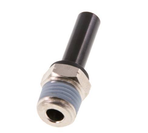 5/16'' x 1/4'' NPT Plug-in Fitting with Male Threads Brass/PBT NBR [2 Pieces]