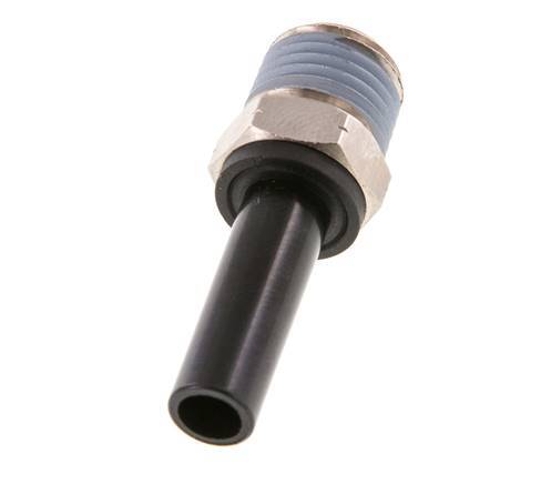 5/16'' x 1/4'' NPT Plug-in Fitting with Male Threads Brass/PBT NBR [2 Pieces]