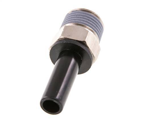 3/8'' x 3/8'' NPT Plug-in Fitting with Male Threads Brass/PBT NBR [2 Pieces]
