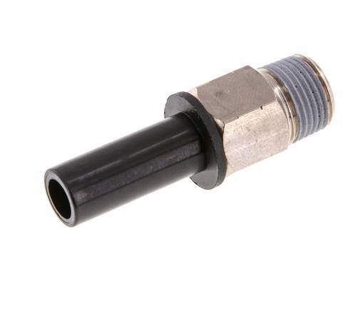 3/8'' x 1/2'' NPT Plug-in Fitting with Male Threads Brass/PBT NBR [2 Pieces]