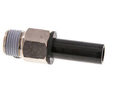 3/8'' x 1/2'' NPT Plug-in Fitting with Male Threads Brass/PBT NBR [2 Pieces]