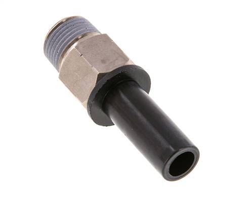 3/8'' x 1/2'' NPT Plug-in Fitting with Male Threads Brass/PBT NBR [2 Pieces]