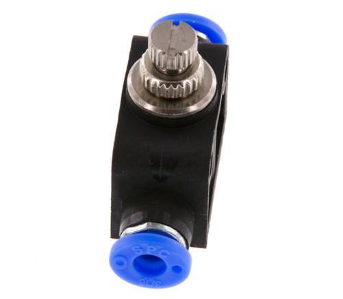 Flow Control Silencer Straight 3/16 inch (4.76 mm) Brass/PBT