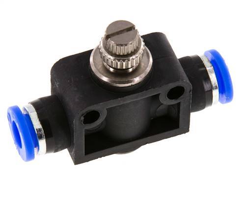 Flow Control Silencer Straight 1/4 inch (6.35 mm) Brass/PBT