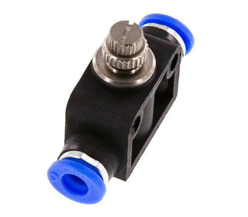 Flow Control Silencer Straight 1/4 inch (6.35 mm) Brass/PBT