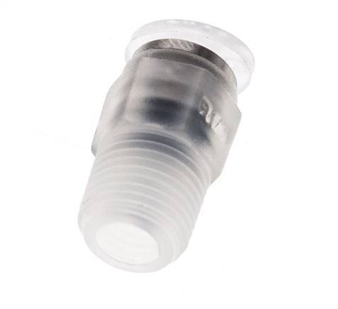 4mm x R1/8'' Push-in Fitting with Male Threads PA EPDM/PTFE