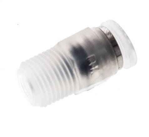4mm x R1/8'' Push-in Fitting with Male Threads PA EPDM/PTFE