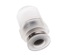 6mm x R1/4'' Push-in Fitting with Male Threads PA EPDM/PTFE