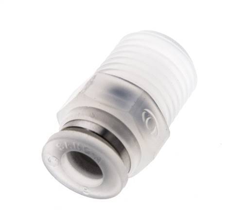 6mm x R1/4'' Push-in Fitting with Male Threads PA EPDM/PTFE