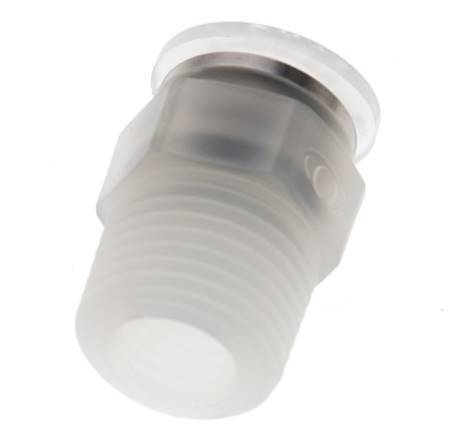 12mm x R1/2'' Push-in Fitting with Male Threads PA EPDM/PTFE