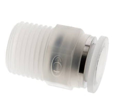 12mm x R1/2'' Push-in Fitting with Male Threads PA EPDM/PTFE