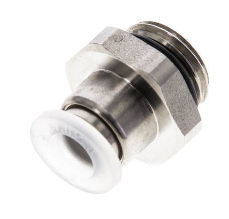 6mm x G1/4'' Push-in Fitting with Male Threads PA/Stainless Steel EPDM
