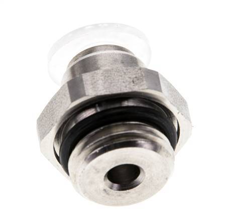 6mm x G1/4'' Push-in Fitting with Male Threads PA/Stainless Steel EPDM