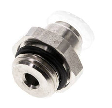 6mm x G1/4'' Push-in Fitting with Male Threads PA/Stainless Steel EPDM