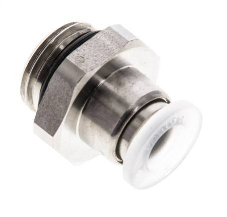 6mm x G1/4'' Push-in Fitting with Male Threads PA/Stainless Steel EPDM