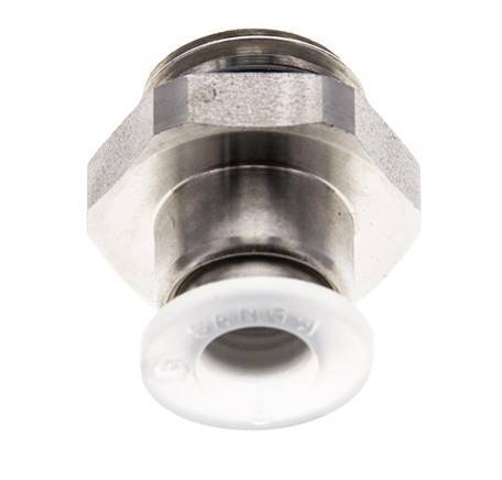 6mm x G1/4'' Push-in Fitting with Male Threads PA/Stainless Steel EPDM