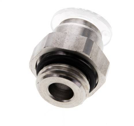 8mm x G1/4'' Push-in Fitting with Male Threads PA/Stainless Steel EPDM