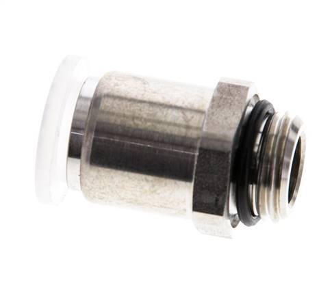 10mm x G1/4'' Push-in Fitting with Male Threads PA/Stainless Steel EPDM