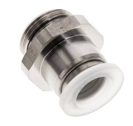 10mm x G3/8'' Push-in Fitting with Male Threads PA/Stainless Steel EPDM