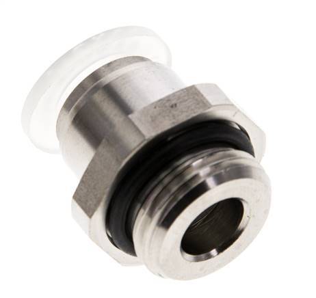 10mm x G3/8'' Push-in Fitting with Male Threads PA/Stainless Steel EPDM