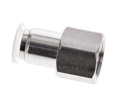 8mm x G1/4'' Push-in Fitting with Female Threads Stainless Steel/PA EPDM/PTFE
