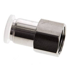 10mm x G3/8'' Push-in Fitting with Female Threads Stainless Steel/PA EPDM/PTFE