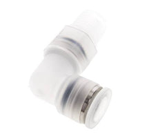 10mm x R1/4'' 90deg Elbow Push-in Fitting with Male Threads PA EPDM/PTFE Rotatable