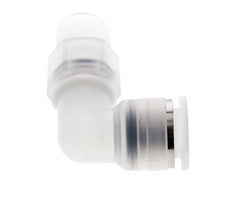 12mm x R3/8'' 90deg Elbow Push-in Fitting with Male Threads PA EPDM/PTFE Rotatable