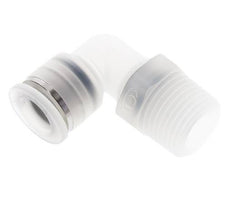 12mm x R1/2'' 90deg Elbow Push-in Fitting with Male Threads PA EPDM/PTFE Rotatable