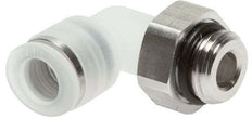 6mm x M 5 90deg Elbow Push-in Fitting with Male Threads PA/Stainless Steel EPDM Rotatable