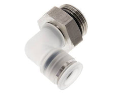 10mm x G1/2'' 90deg Elbow Push-in Fitting with Male Threads PA/Stainless Steel EPDM Rotatable