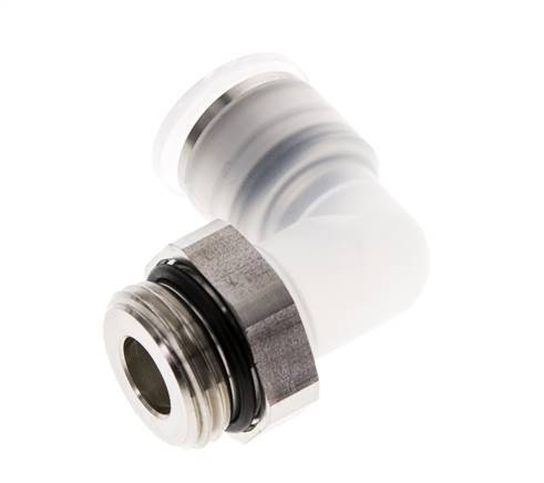 12mm x G1/2'' 90deg Elbow Push-in Fitting with Male Threads PA/Stainless Steel EPDM Rotatable