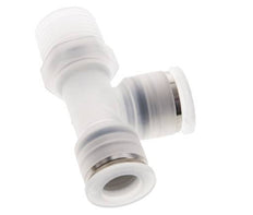 12mm x R1/2'' Right Angle Tee Push-in Fitting with Male Threads PA EPDM FDA Rotatable