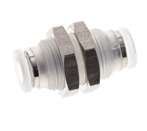 6mm Push-in Fitting PA EPDM/PTFE Bulkhead