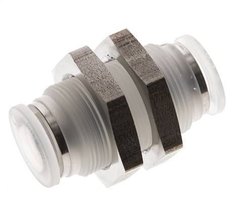 10mm Push-in Fitting PA EPDM/PTFE Bulkhead