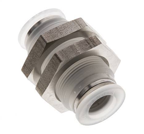 10mm Push-in Fitting PA EPDM/PTFE Bulkhead