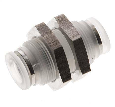 10mm Push-in Fitting PA EPDM/PTFE Bulkhead