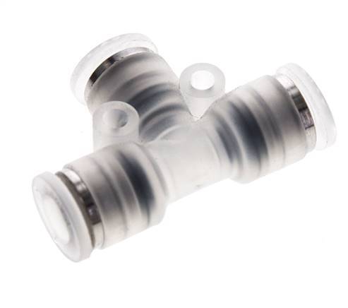 6mm Tee Push-in Fitting PA EPDM FDA