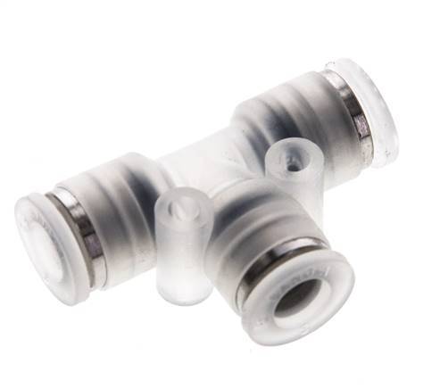 6mm Tee Push-in Fitting PA EPDM FDA