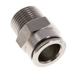 12mm x R3/8'' Push-in Fitting with Male Threads Stainless Steel FKM