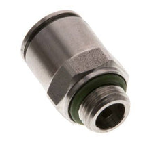 8mm x G1/8'' Push-in Fitting with Male Threads Stainless Steel FKM